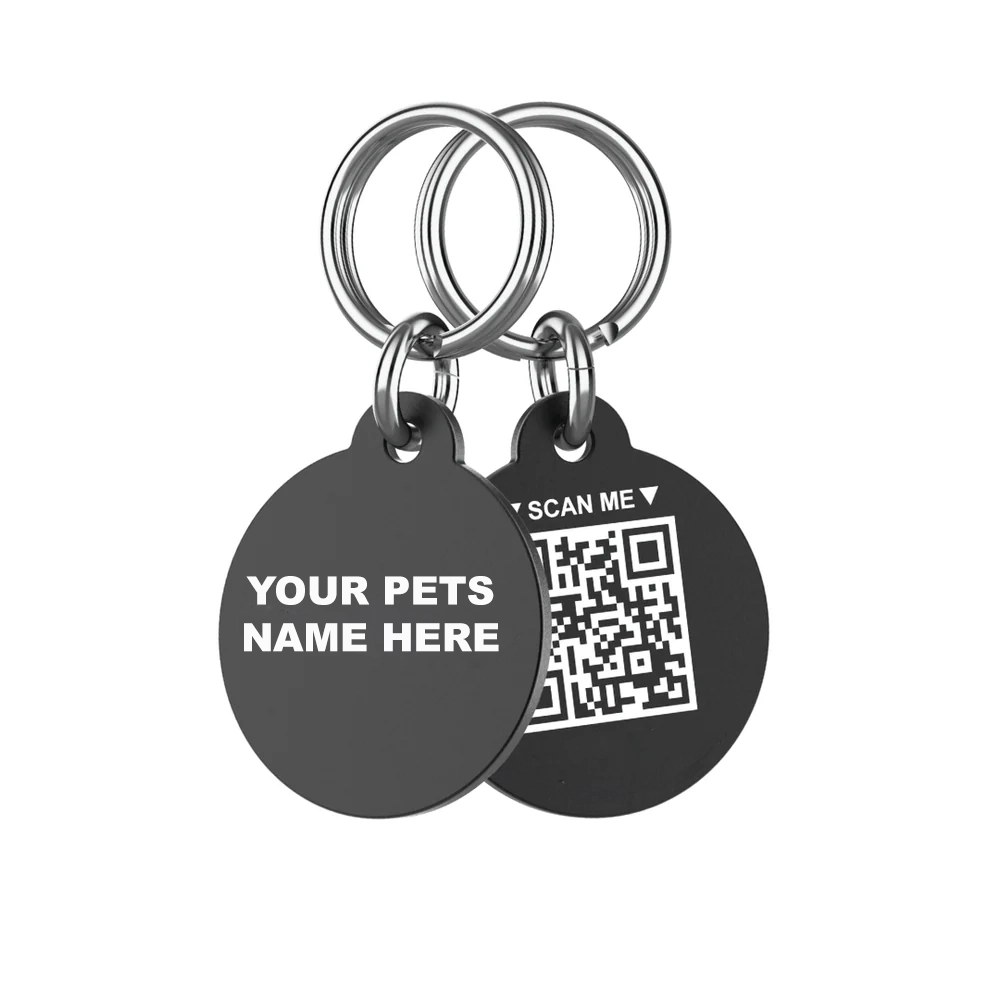 Mixed Color Round Dog ID Tags - Image 4